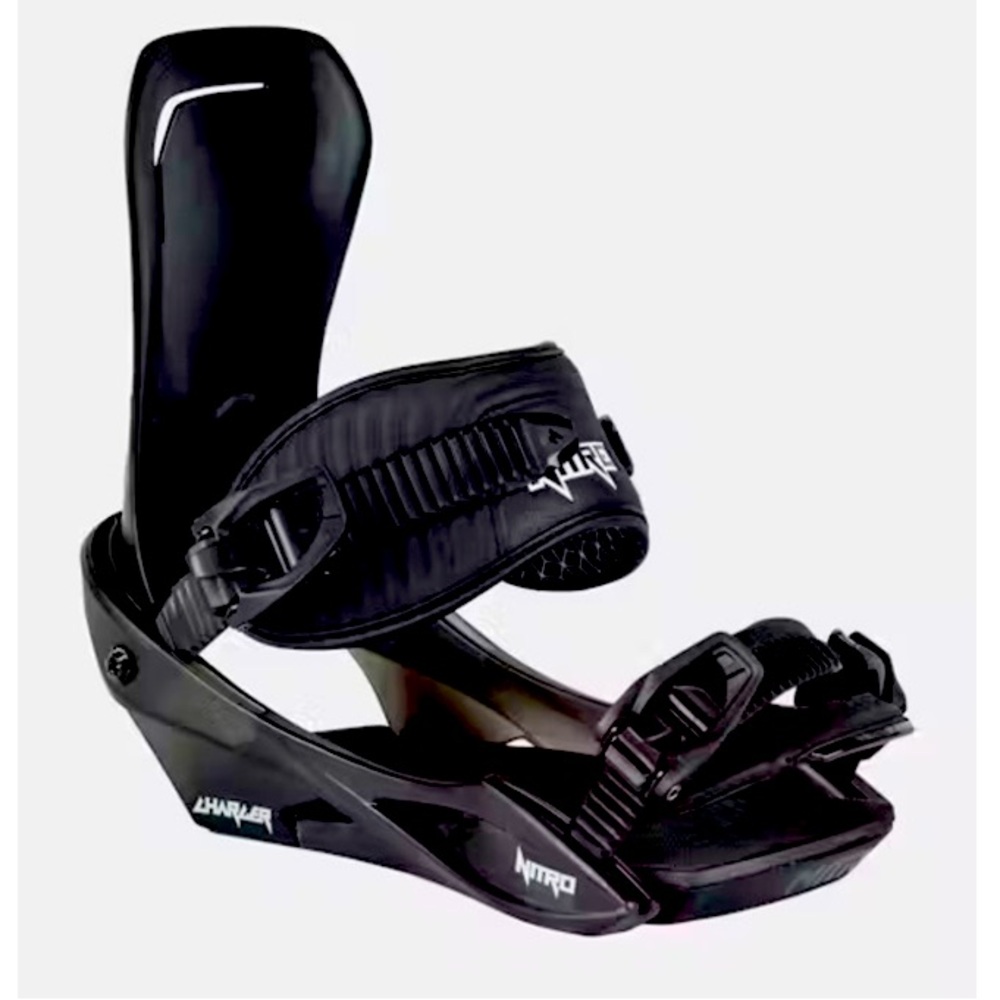 Black Snowboard Bindings